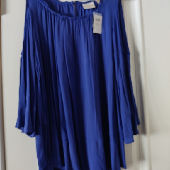Chico's Tops - Chico's Royal Blue Women's Cold Shoulder Top